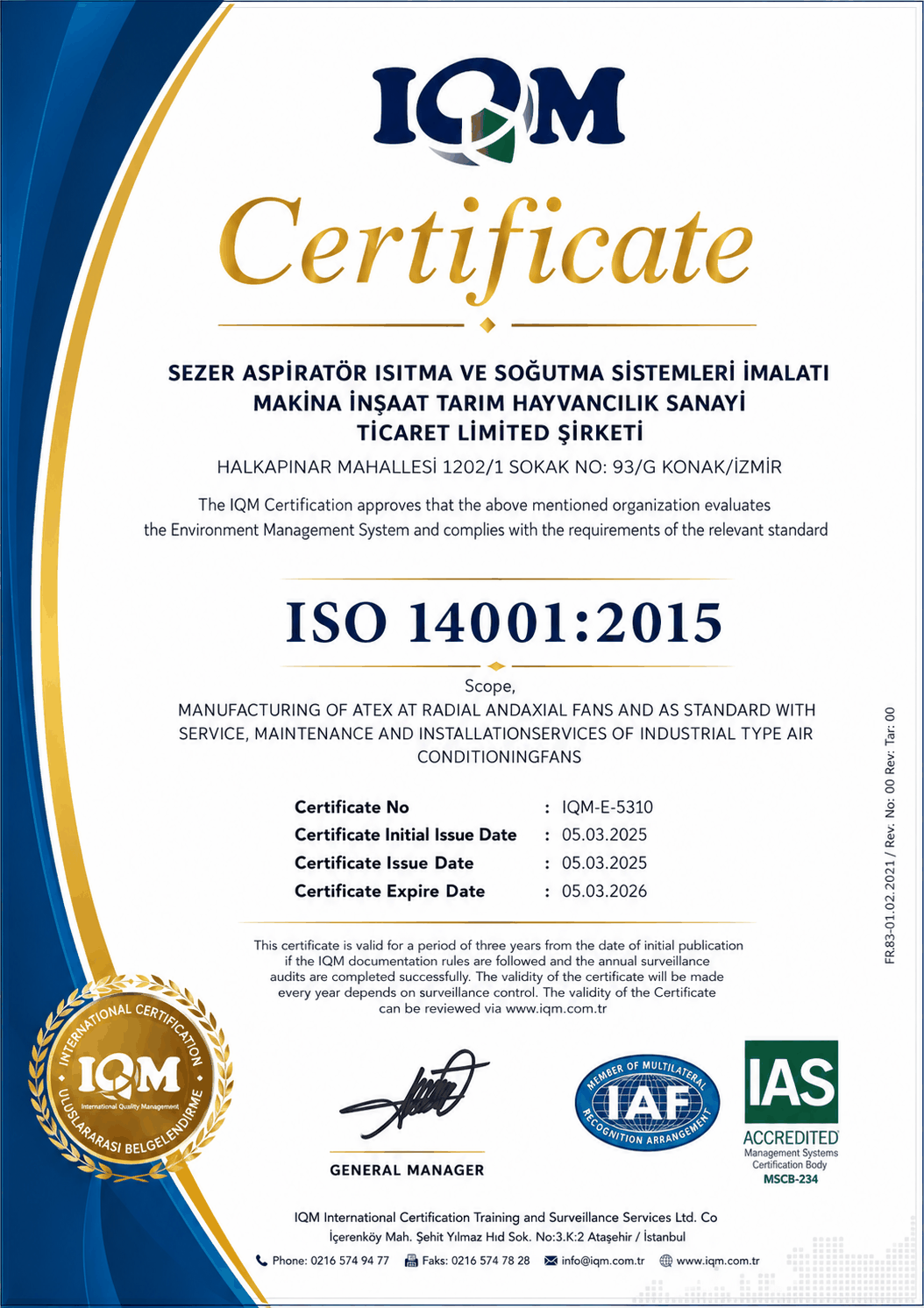 ISO 14001:2015